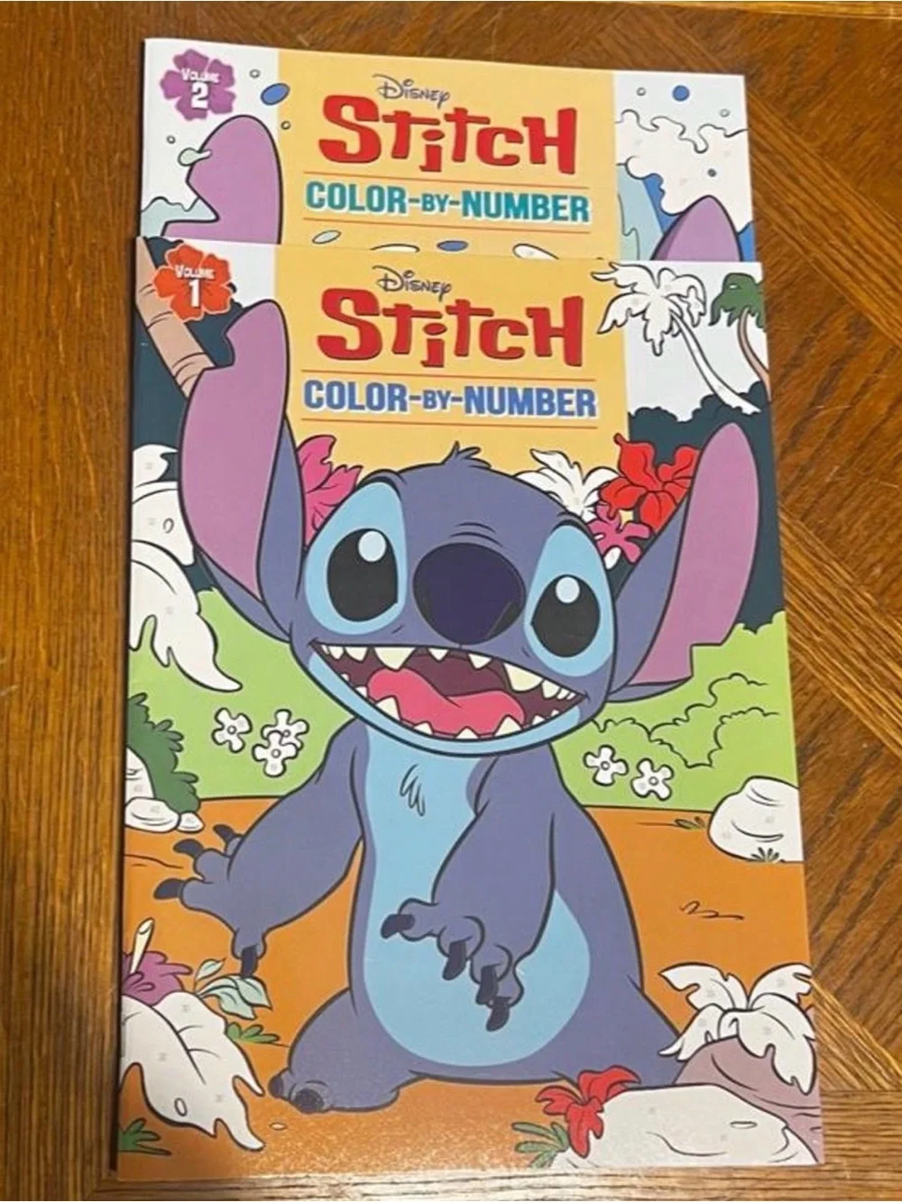 Vol 1-2 Disney Stitch Color-by-Number Book